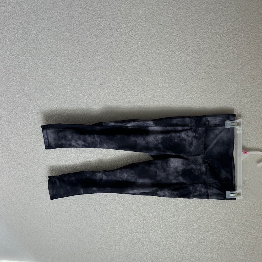 Velocity Charcoal and Black Leggings